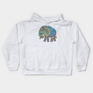 Decorated Indian Elephant Kids Hoodie